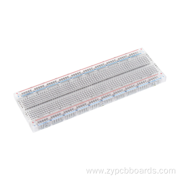 830 Points Clear Plastic Solderless Breadboard Protoboard